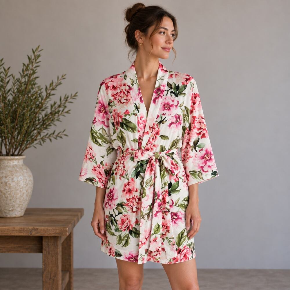 Show Me Your Mumu Garden of Blooms Brie Robe OS